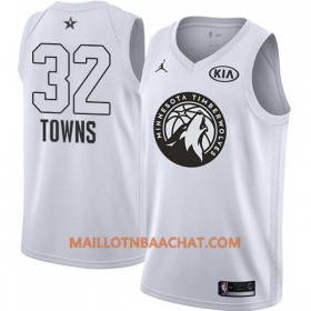 Maillot NBA Minnesota Timberwolves Karl Anthony-Towns 32 2018 All-Star Jordan Brand Blanc Swingman - Homme